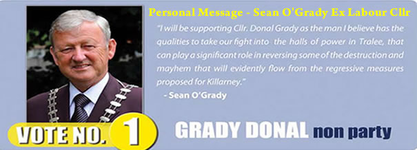 Personal Message from Sean O’Grady – Ex Labour